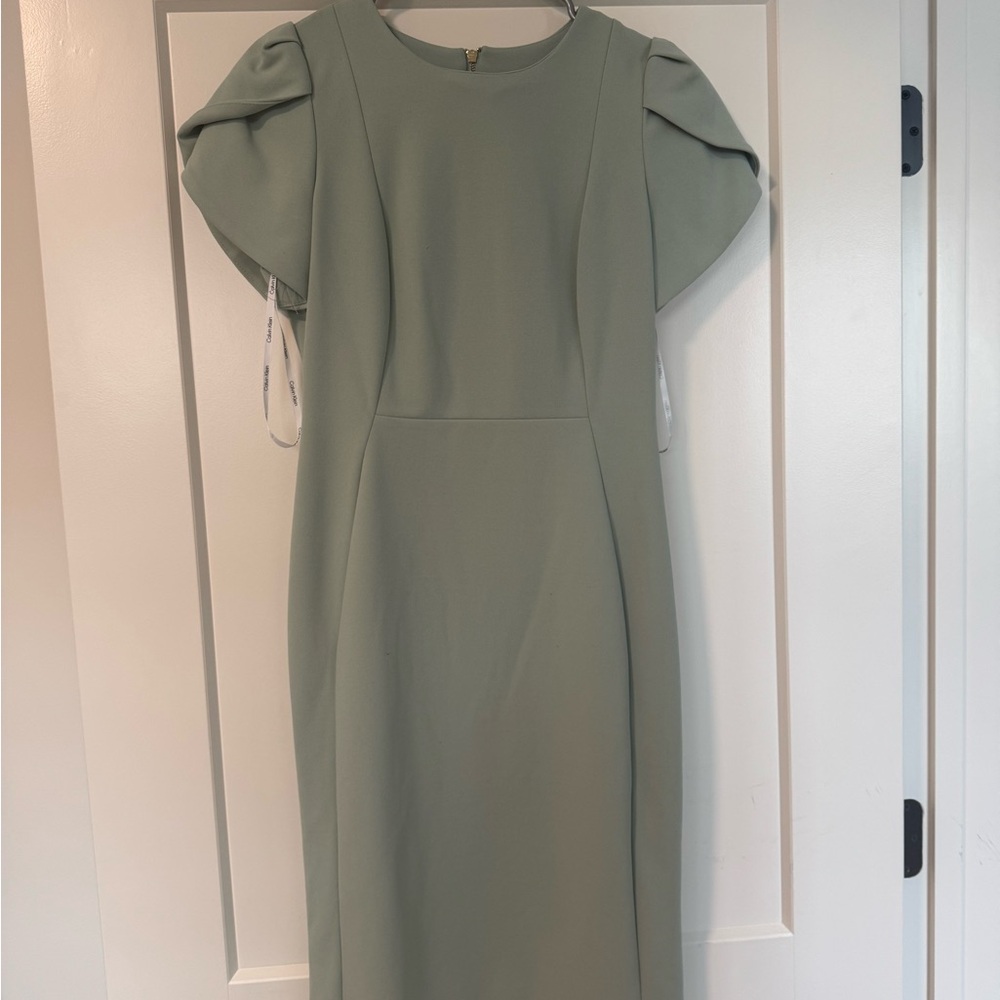 Calvin Klein Sage Midi Dress